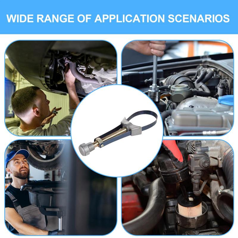 Oil Filter Swivel Wrench Heavy Duty Metal Filter Wrenches For Disassembly Oil Filter Swivel Spanner For Auto Inspection Tools
