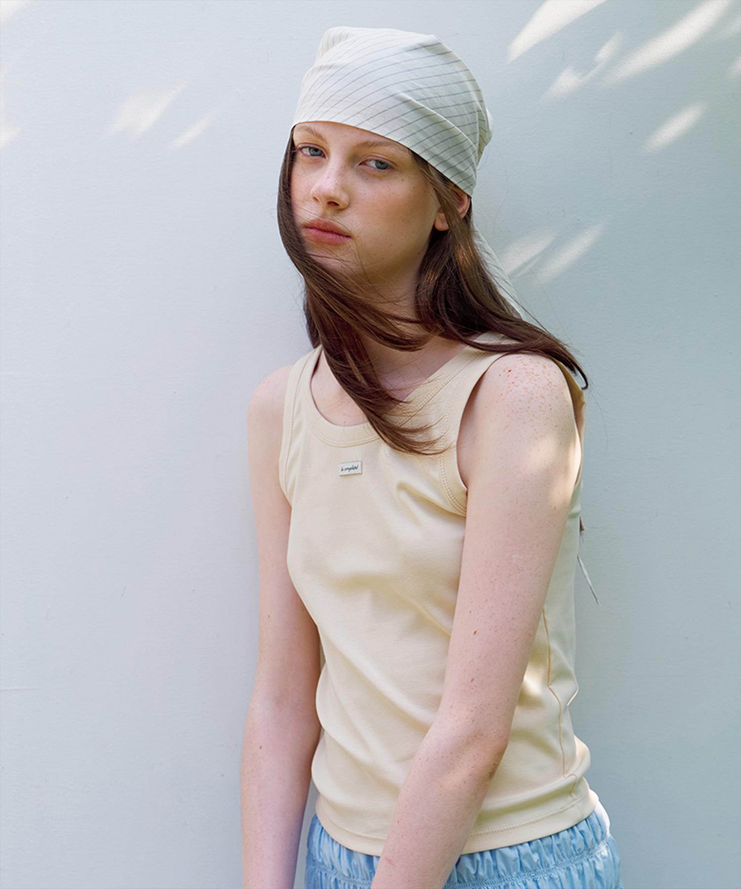 Button Silket Two-Way Sleeveless (Butter) Butter