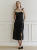 KINDABABY Bloom Flower Ribbon Dress - Black