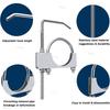 Xiaomi Exhaust Clamp with Hanger Hook Clamp for Car Exhaust Systems 2.5/3 Inch Automobile Exhaust Clamp Hook Rear Muffler Hanger Tool