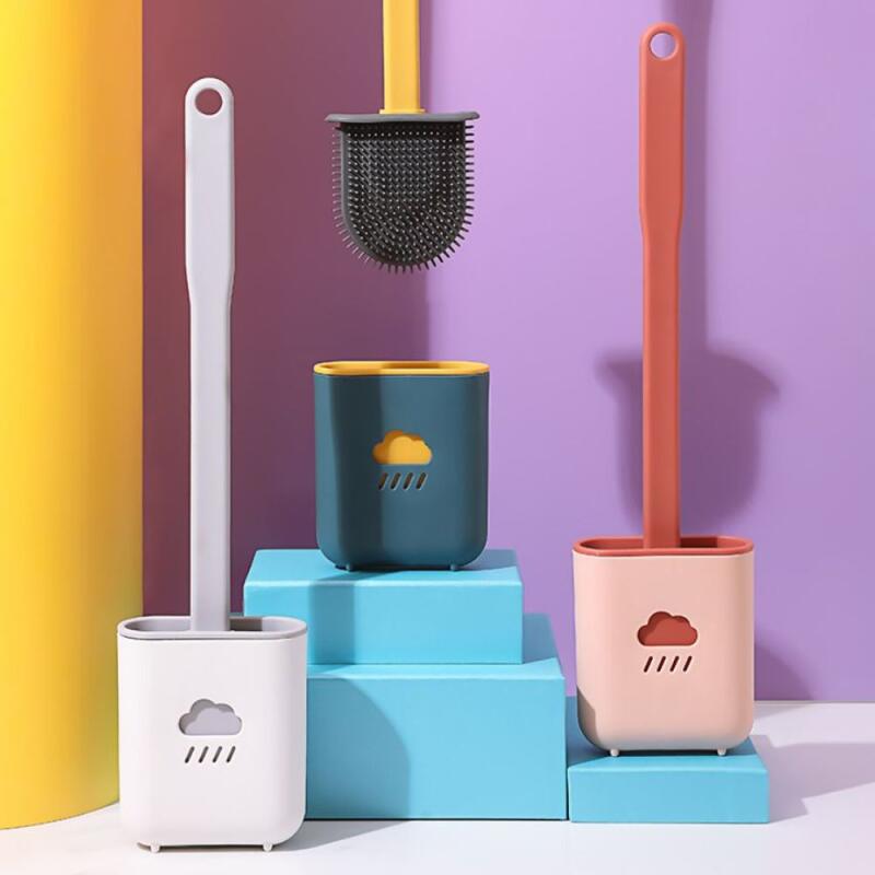 1 silicone toilet brush