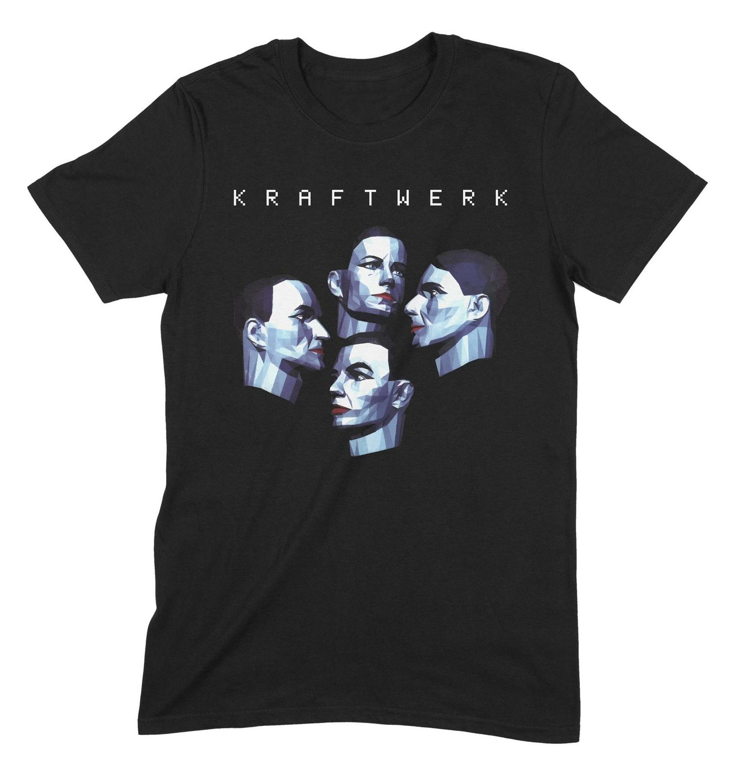 Kraftwerk T Shirt - Krautrock Electronica Syntetico Pop Autobahn L