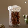 Vacuum Sealed Tank Plastic Vacuum Coffee Beans Jar Kitchen Cereals Storage Box Moisture-proof Fresh-keeping Tea Canister+