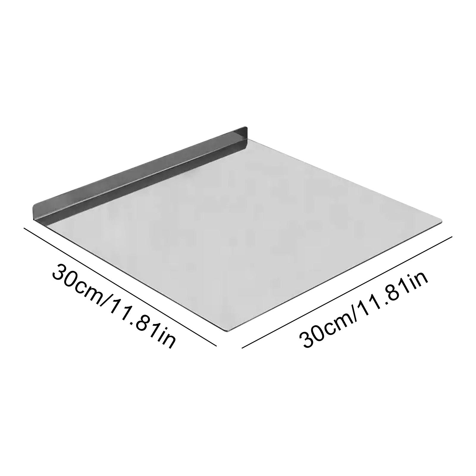 L-shaped folding chopping board stainless steel double-sided chopping board kitchen household fruit cutting and kneading panel