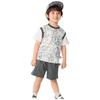 Balabala Kids' Unisex Short Sleeve Two-Piece Outfit