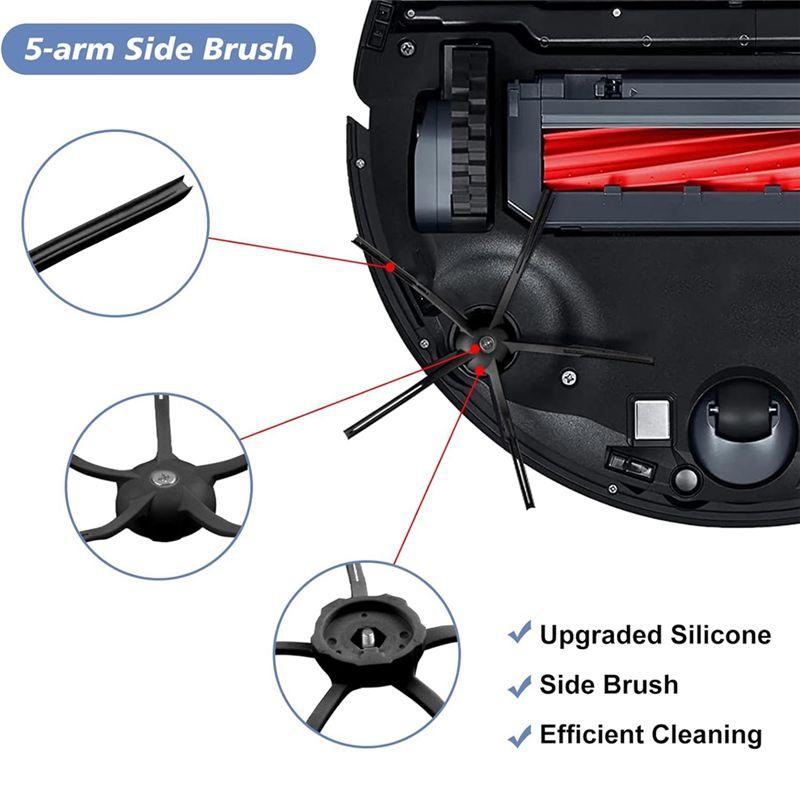 A20F-For Roborock S7, S7+, S7 Maxv, S7 Maxv Plus, Main Side Brush Mop Cloth Pads Hepa Filter Replacement Accessories