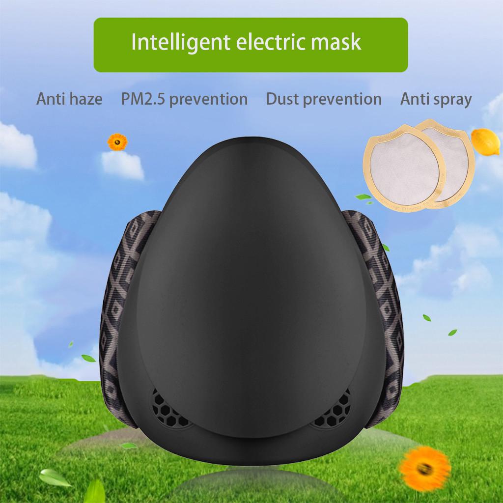 Adult Intelligent Electric Anti-Fog Haze  Respirator Replaceable Filter
