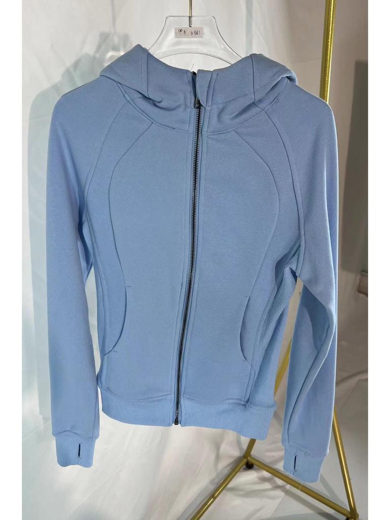 Dámská fleecová mikina s kapucí na zip Lulu Slimming