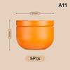 1/5Pcs Portable Tea Canister Mini Empty Pot Tea Box Candy Round Cans Thickened Iron Herb Sealing Jar Spice Storage Organizer