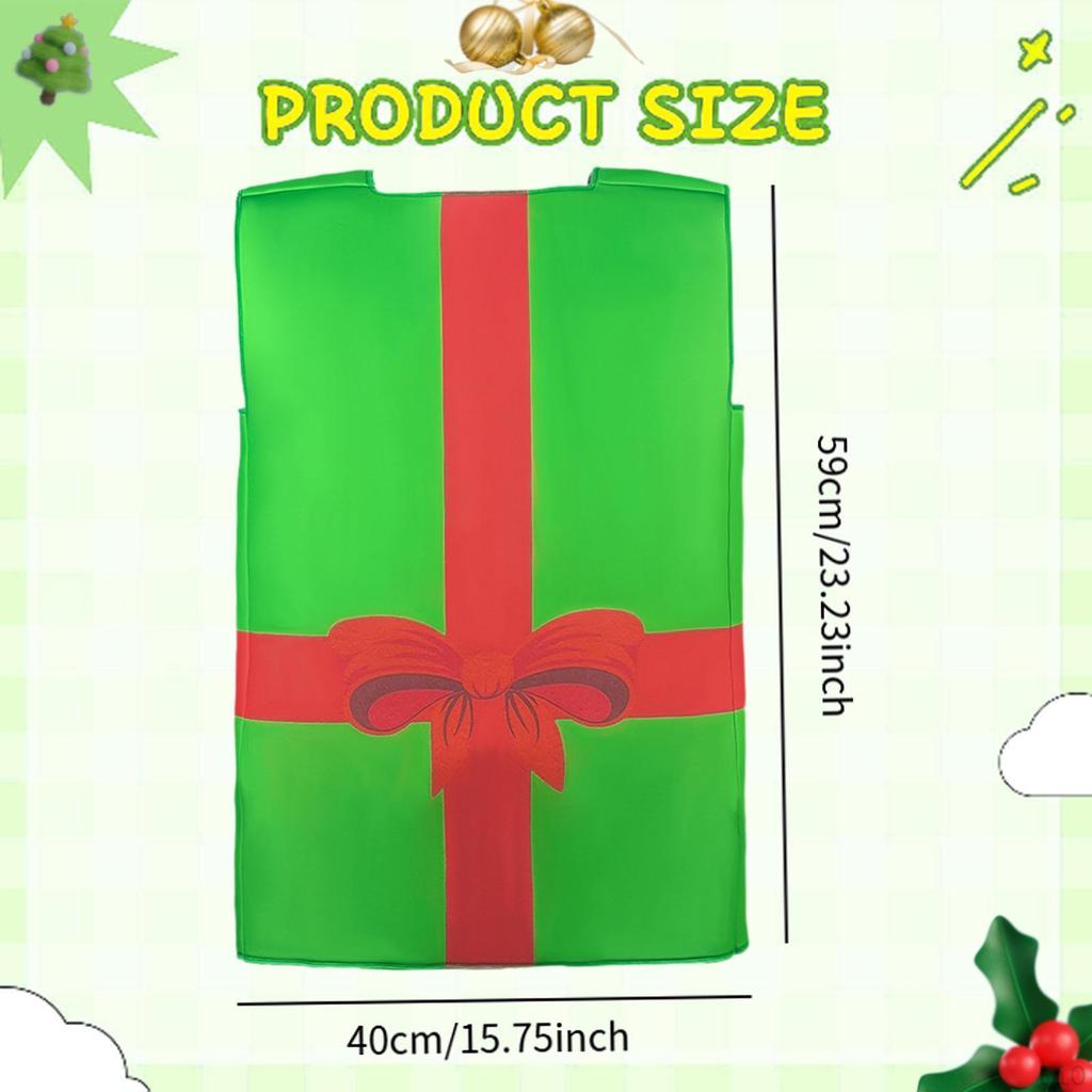 Christmas Gift Box Costume Creative Holiday Accessories for Party