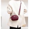 Johnature Mini borsa piccola rotonda Borse a tracolla e a tracolla da donna alla moda Pochette da donna versatili in morbida pelle