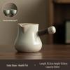 Clay Tea-Boiling Set: Charcoal Stove & Side-Handled Pot for Outdoor & Household Use.