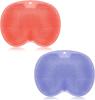 Toilet And Shower Foot & Back Scrubber Mat with Suction Cups – Wall-Mounted Silicone Exfoliating Foot Brush & Back Washer for Dead Skin Removal –