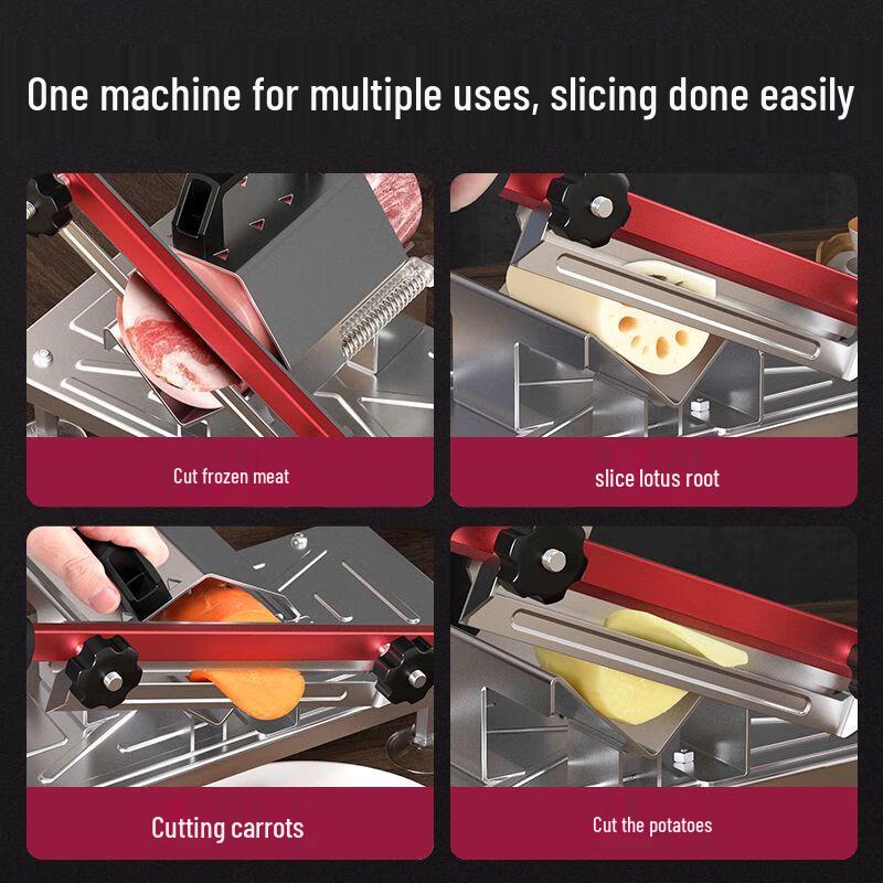 Manual Stainless Steel Frozen Meat Slicer