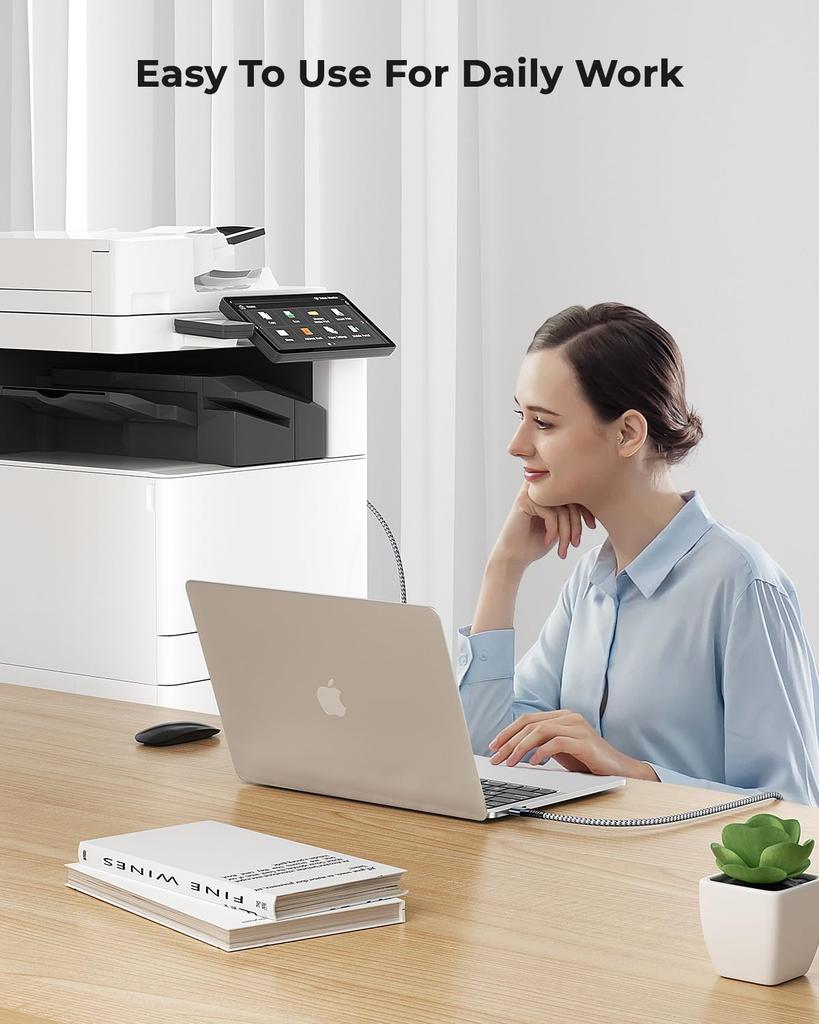 USB Printer Cable USB B To USB A USB Type A Male To Type B Male for 2.0 [5M], Cable, HP, Canon, Dell, Panasonic, Epson, Lexmark, Xerox, Samsung,