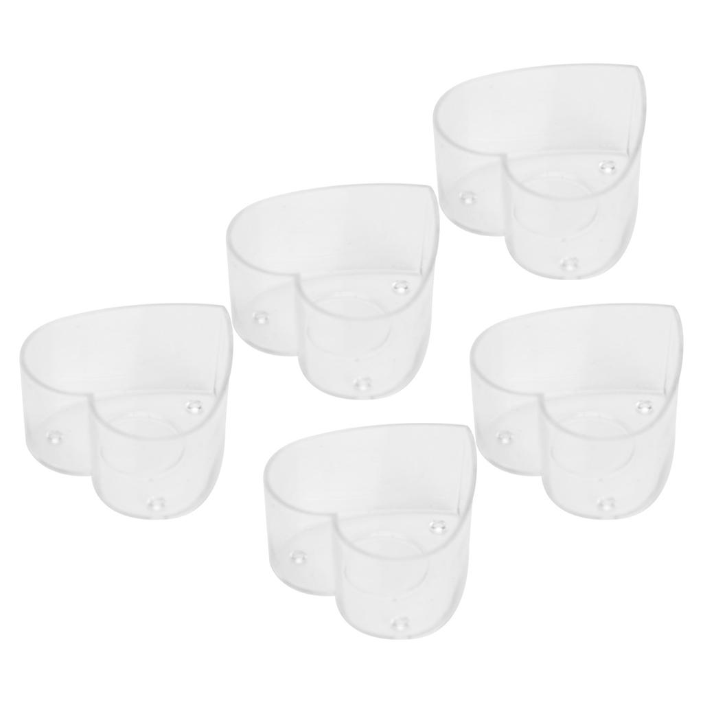 50Pcs DIY Plastic Candle Mold Transparent Heat Resistant Candle Making Container AccessoryHeart