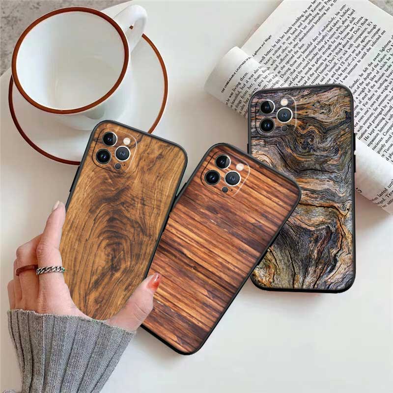 UP37 Marble Wood New High-End Shell Phone Case for Xiaomi Poco F8 M4 M5 M6 M7 X3 X6 X7 Pro GT NFC Ultra