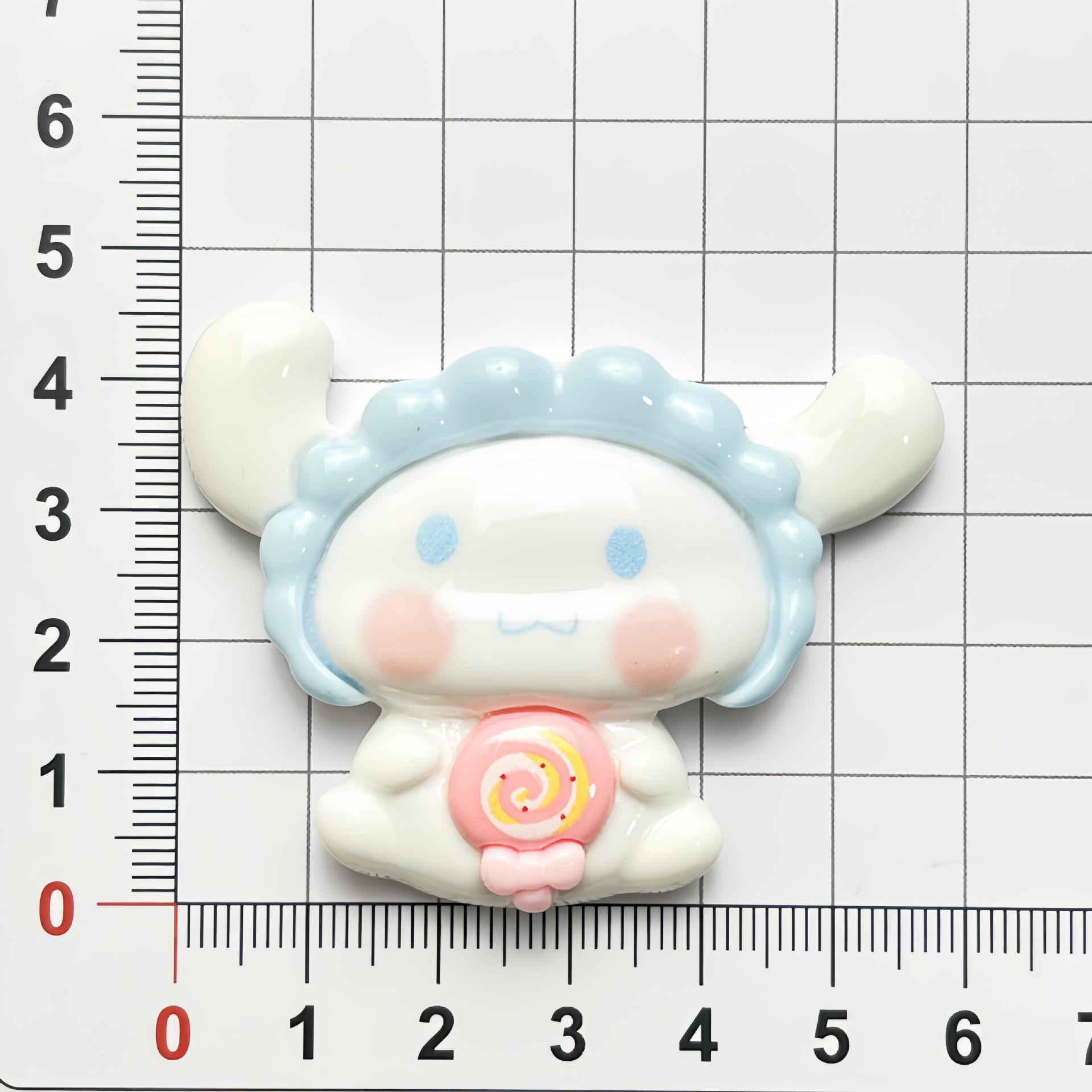 Sanrio Cartoon Food Toys Resin Accessories for DIY Hair Clips and Phone Ornaments