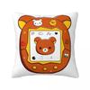 Rilakkuma Strawberries Square Pillow Case Polyester Cushions for Sofa Animal Bear Creative Cushion Covers