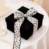 0.98in×10 Yard Solid Satin Ribbons Leopard Print DIY Gift Wrapping Single Face Ribbons Bridal Bouquets Handmade Bows