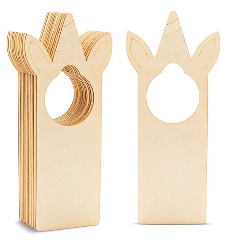 12 Pezzi Appendini in Legno Non Verniciato per Porte Cartelli in Legno Non Verniciato per Artigianato Cartello di Benvenuto Avvisi di Occupazione Decorazione per la Casa