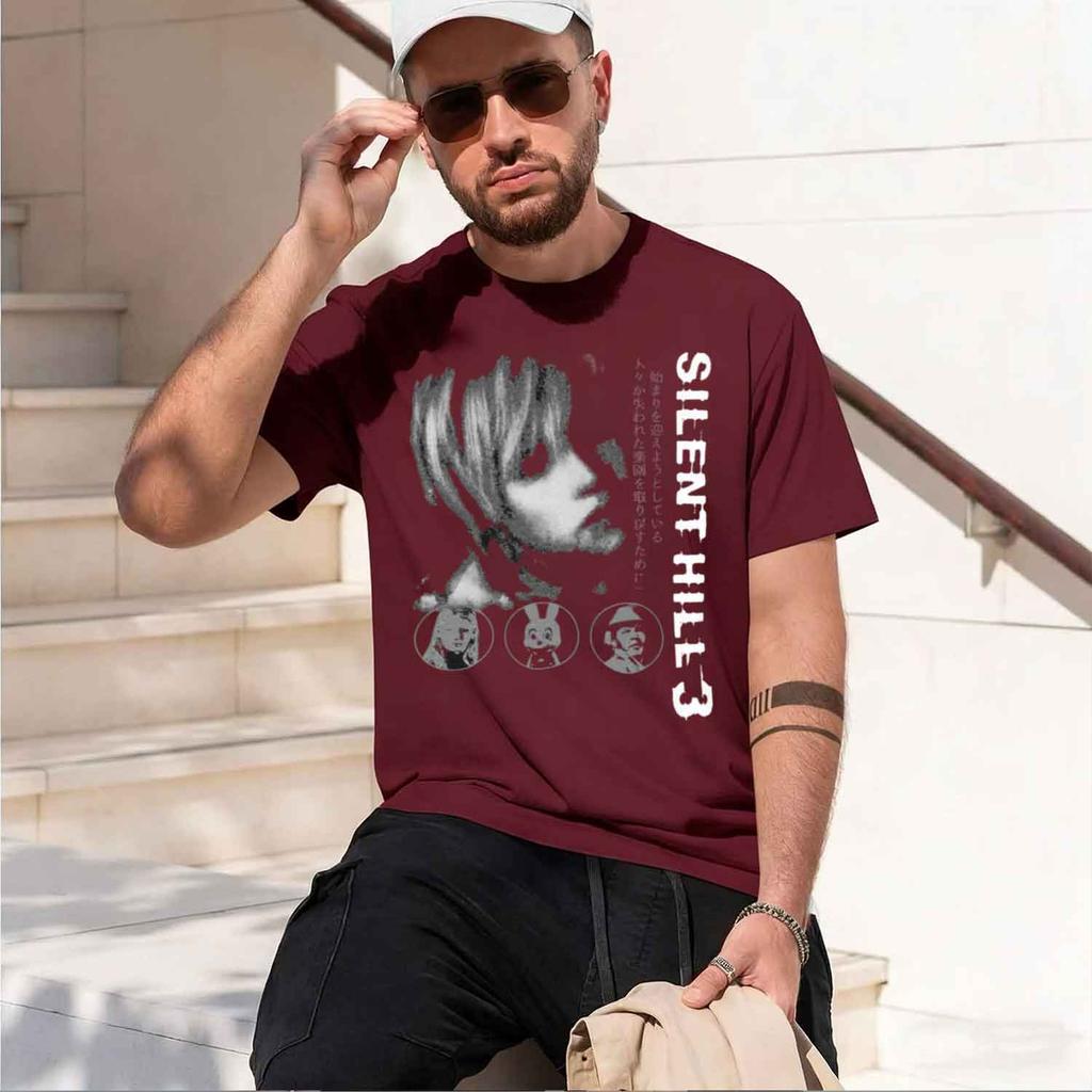Silent Hill 3Unisex T Shirt Horror Game Fun Tee Shirt Short Sleeve O-Neck TShirt Vintage Large Size Tshirt 62458 2026 Mo