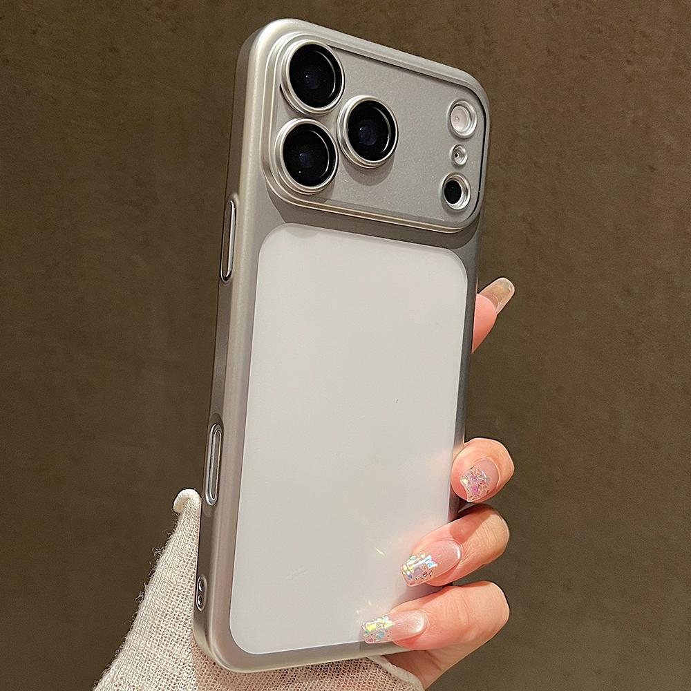 

Электрооцинкованный прозрачный чехол для телефона для iPhone 17 16 15 14 13 Pro Max 17 Air Покрытие Рамка Защитная пленка для объектива Противоударный чехол iPhone 13 Pro