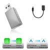 Wired To Wireless Carplay Android Auto 2in1 Wireless Adapter Carplay Wireless Adapter  for OEM Car Stereo with USB Plug and Play