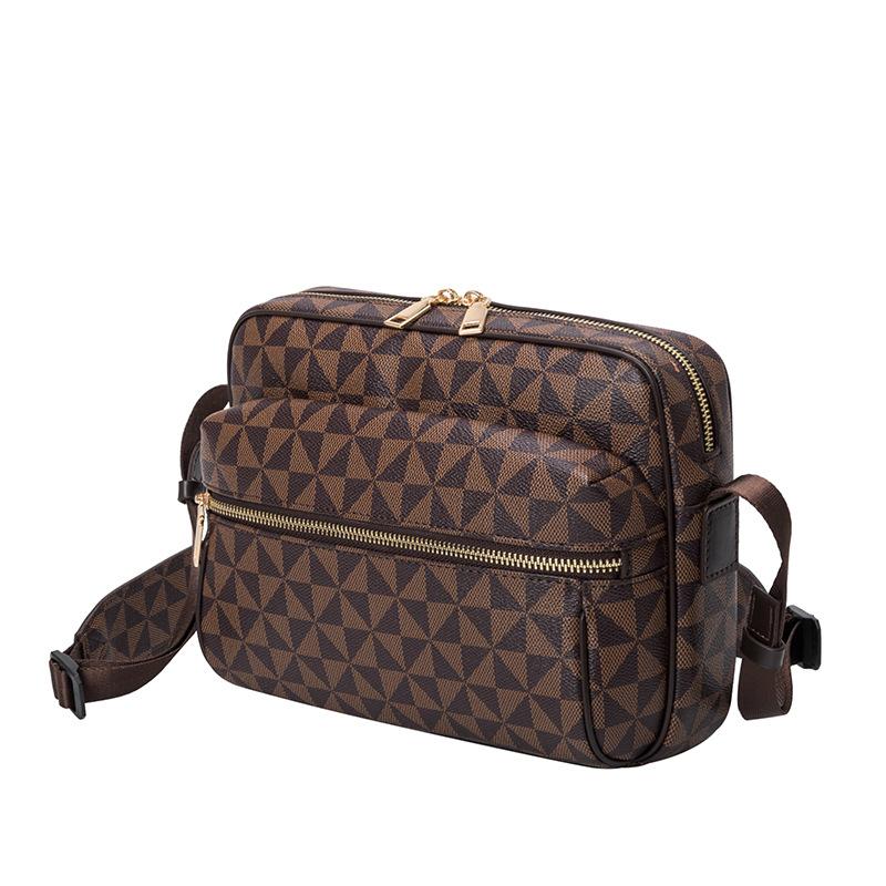 

Сумка почтальона большой вместимости для женщин Европа и США Новая мужская универсальная сумка через плечо с принтом на улице