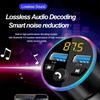 Transmisor FM Bluetooth 5.0 para Coche Pantalla Digital Doble USB Cargador Rápido Multifuncional Reproductor MP3 Llamada Manos Libres Inalámbrica Accesorios para Coche