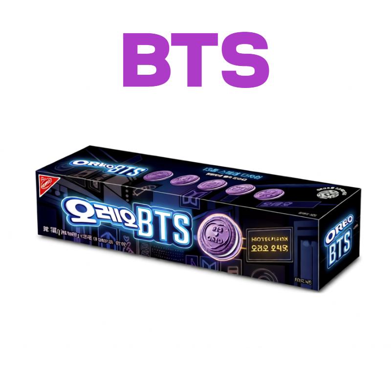Dongsuh BTS x OREO Коричневый сахар Хотток Вкус Крема Ограниченная серия 100 г