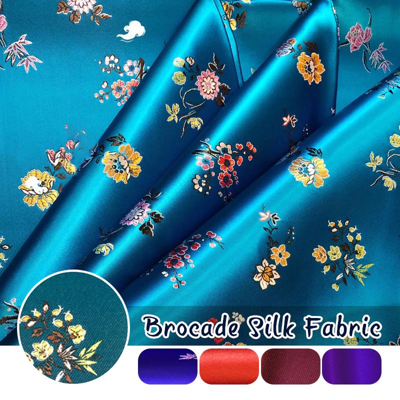 90*100cm țesătură din satin de mătase imitație brocart în stil chinezesc pentru cheongsam kimono Tang costum pernă mozaic material de cuci