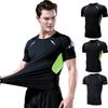WEZHO Men's Sci-Fi Long-Sleeve Sports Training Shirt