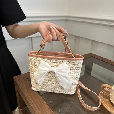 Damentaschen Mode Schleife Eimer Taschen Accessoires Damentaschen Nischen Schultertaschen Vielseitige Umhängetaschen