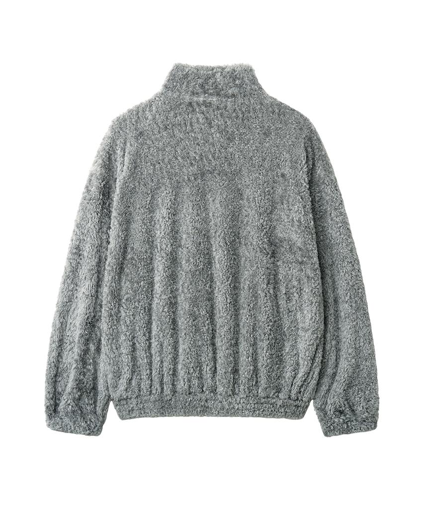 Lense Sherpa Fleece Pullover Blue Gray