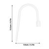 2Pcs Carbon Steel Curtain Tiebacks White Window Curtain Holdbacks Curtain Holders  Home Decoration