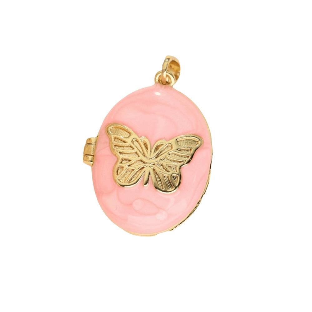 Zircon Photo Box Pendant Foldable Design Couple Chain Pendant Personalized DIY Accessories Gifts