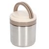 Isolierter Lebensmittelbehälter 304 Edelstahl Japanischer Stil Runde Form Vakuum Lunch Lebensmittelbehälter für Büroangestellte 1,2 l