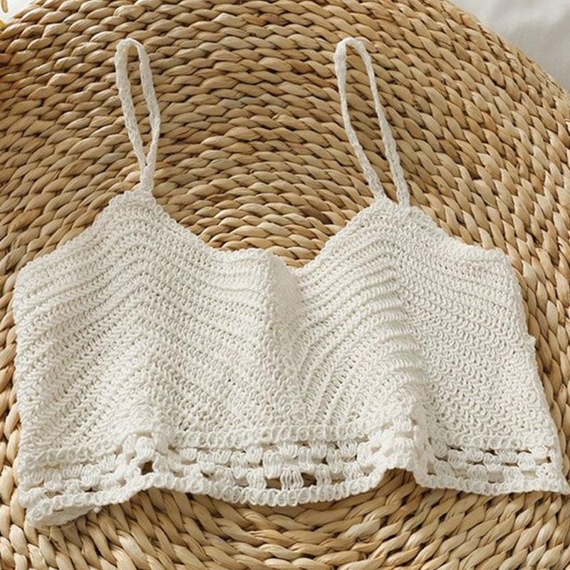 Spring And Summer New Korean Retro Crochet Embroidered Knitted Cardigan Vest