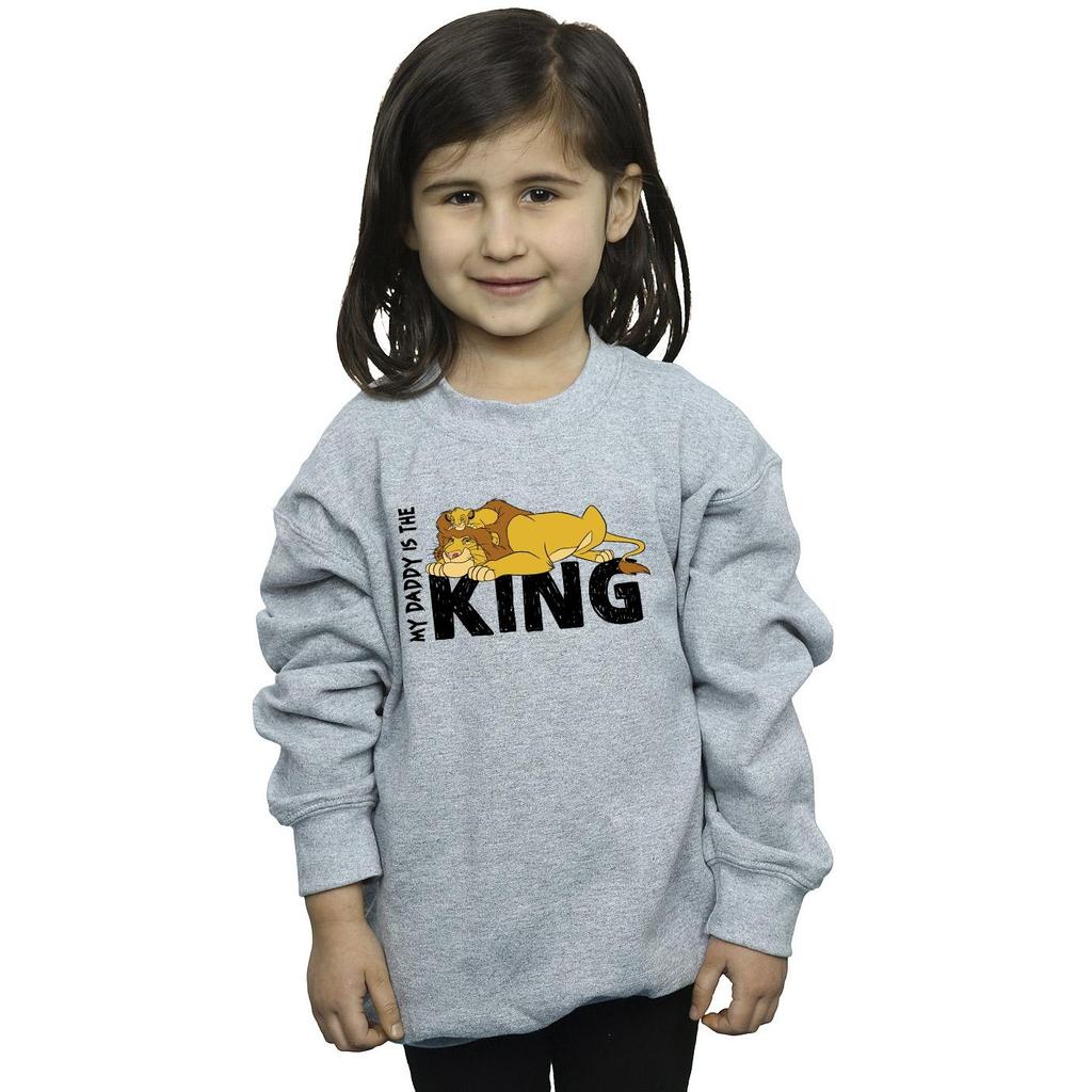 Disney Mädchen-Sweatshirt „Der König der Löwen – Papa ist König“.