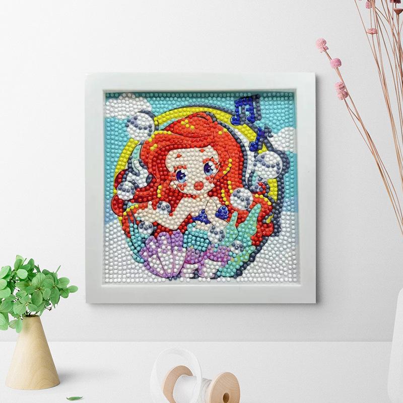 Free Shipping/Cartoon Diamond Painting Children'S Gift Handmade Cross Stitch Framed Diy Bedroom Sticker