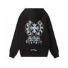849 CHROME HEARTS 2025 Autumn and Winter New Plus Size Classic Style Logo Hooded Sweatshirt, Suitable for Couples To Wear