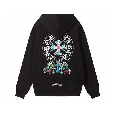 849 CHROME HEARTS Podzim a zima 2026 Nová Klasický styl Velikost Plus Logo Mikina s kapucí, Vhodná pro páry