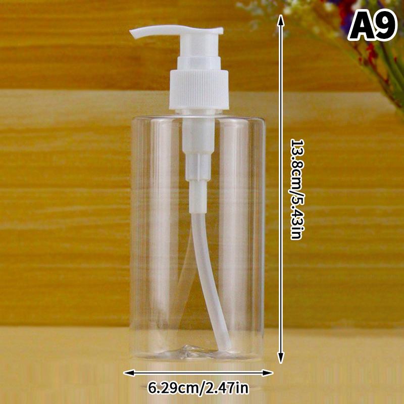 100/120/150/200/250/300ml Portable Vacuum Press Spray Bottle Refillable Shampoo Cosmetic Cream Liquid Lotion Dispenser for Trave