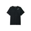 Nike Rundhals Logo Atmungsaktives Kurzarm T-Shirt Herren Tops Schwarz HJ3378-010
