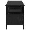 TV Stand in Black Oak Look 100 x 35 x 45 cm