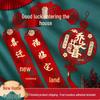 Joyful New Home Door Decorations: Auspicious Entry Stickers for a Welcoming Atmosphere