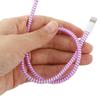 Data Line Cable Protection Wrap USB Cable Protector Cable Winder Organizer USB Protection Spring