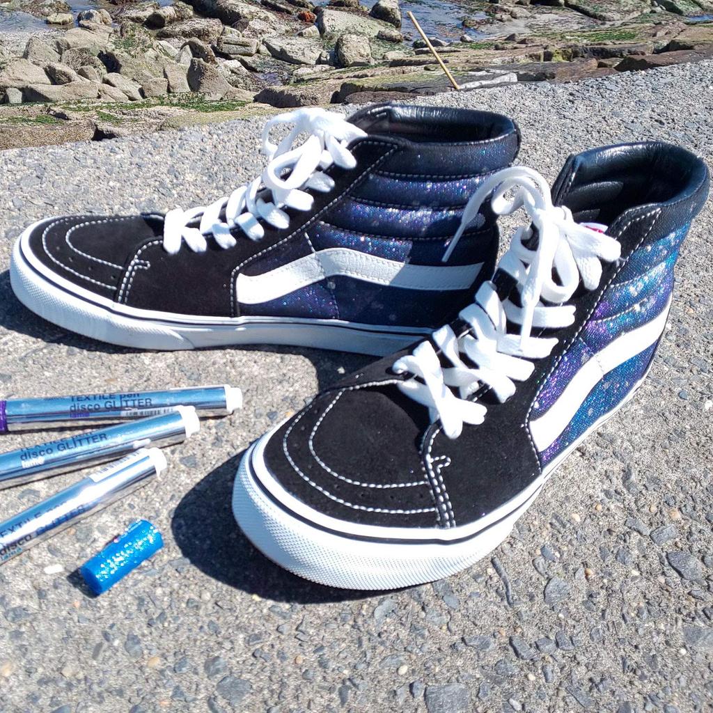 Marvie Textile Disco Pen, Glitter, Silver, 50222-0D12