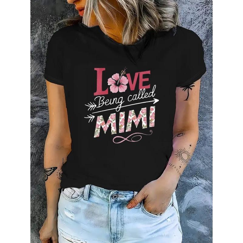 European Size Women Casual Short Sleeve Tee 1 Pcs  Heavy Polyester - Comfortable Crew Neck, Soft Adorable Tees Tops